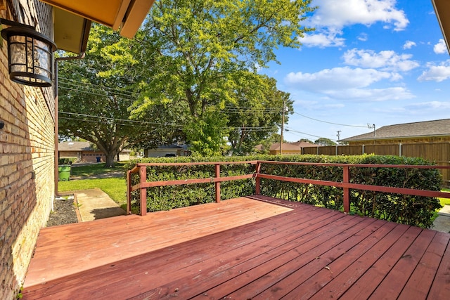 view of deck