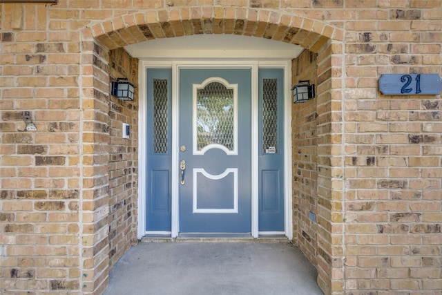 view of entrance to property