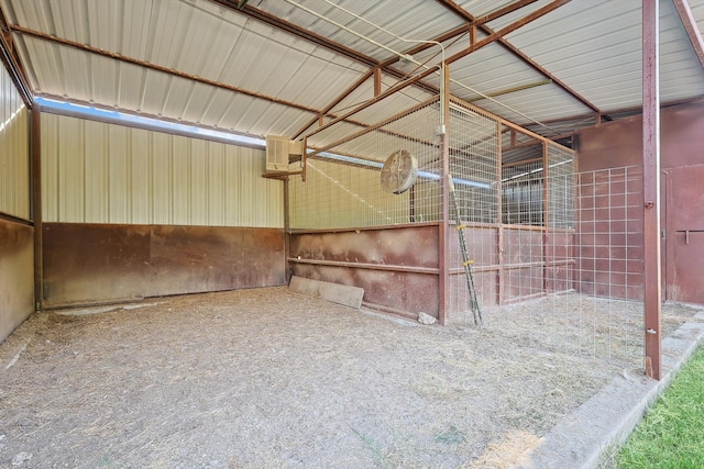 view of horse barn