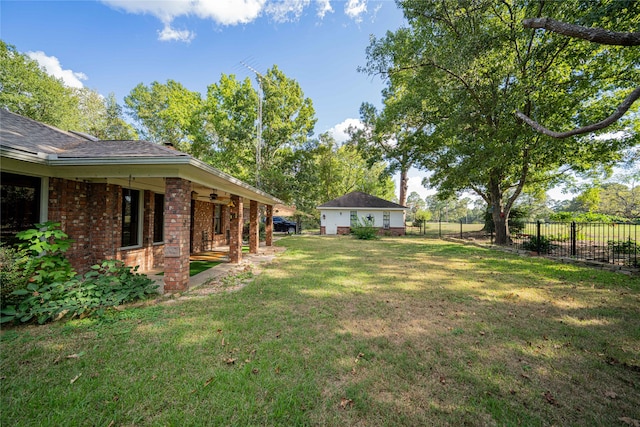 view of yard