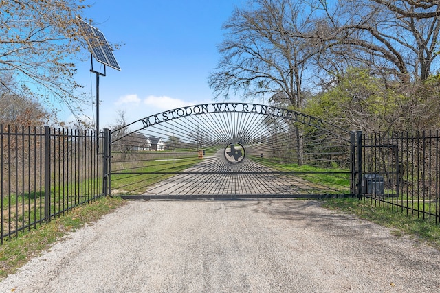 view of gate