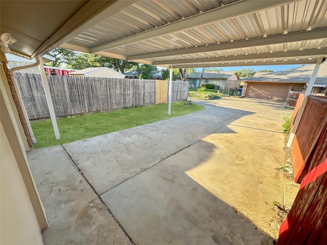 view of patio