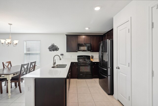 full bathroom with vanity, tile patterned flooring, toilet, and shower / tub combo with curtain