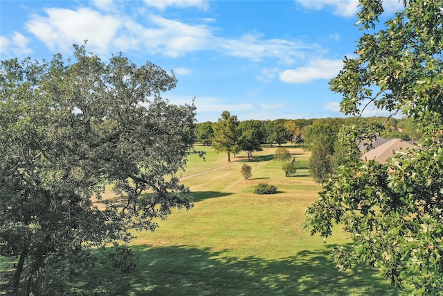 exterior space with a rural view