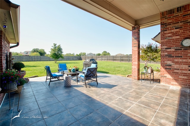 view of patio