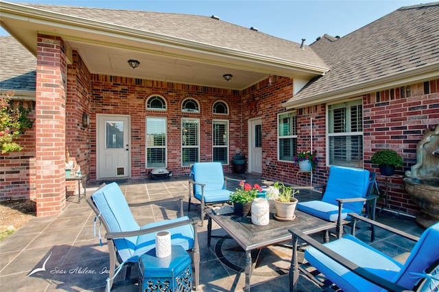 view of patio