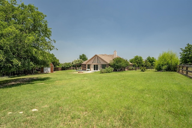 7710 Valley Ridge Dr, Northlake, TX 76247 - view of yard with a patio