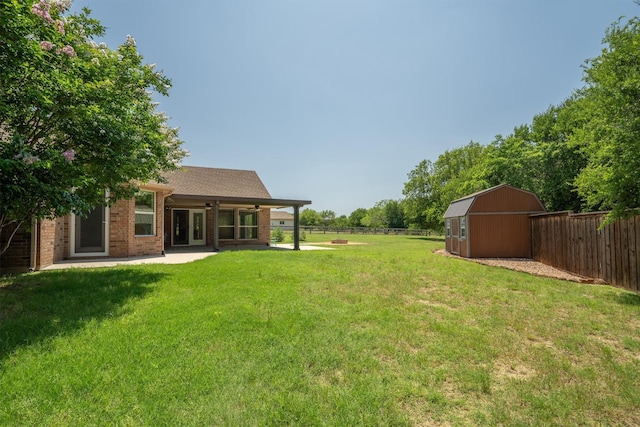 7710 Valley Ridge Dr, Northlake, TX 76247 - view of yard featuring a patio and a ceiling fan