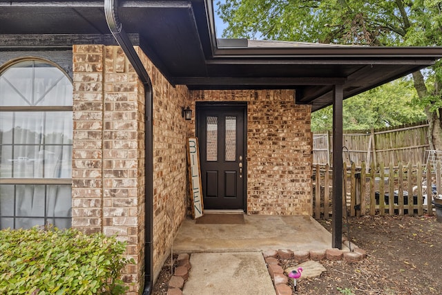 view of property entrance