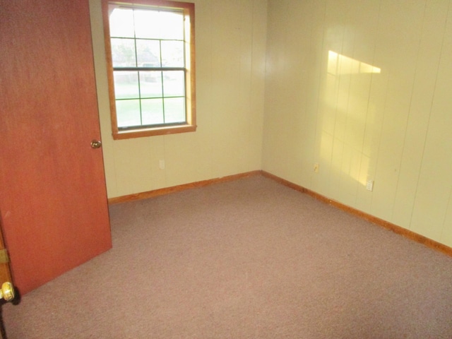 spare room featuring carpet