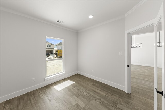 2614 Shadybrook Dr, Celina, TX 75009 - unfurnished room with visible vents, baseboards, and ornamental molding