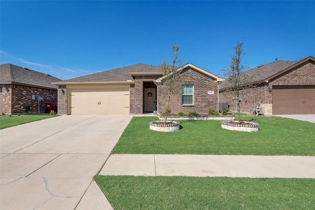 rear view of property with a yard and a patio