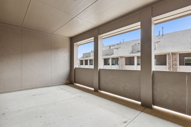 exterior space featuring concrete floors