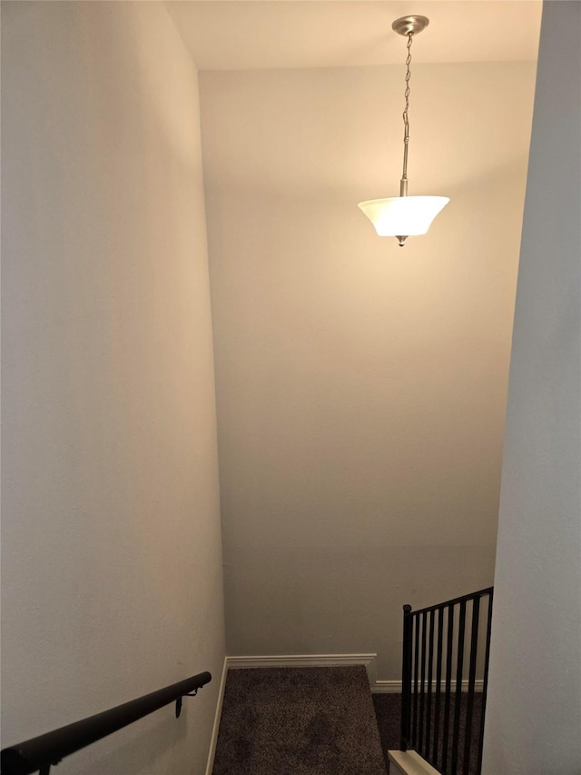 107 Malibu Dr, Shreveport, LA 71115 - staircase with baseboards and carpet flooring