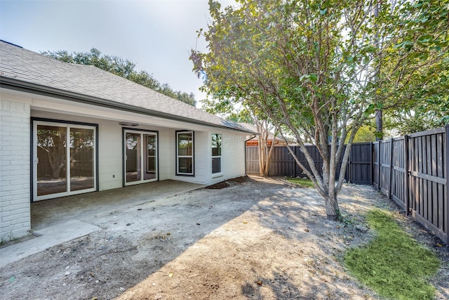 exterior space featuring a patio