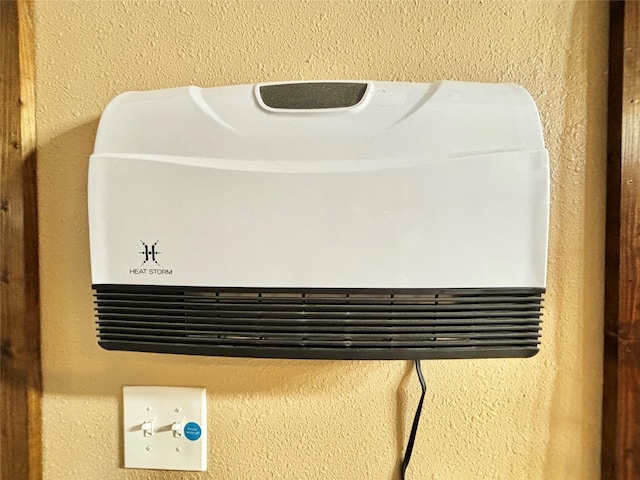 details with a wall mounted AC