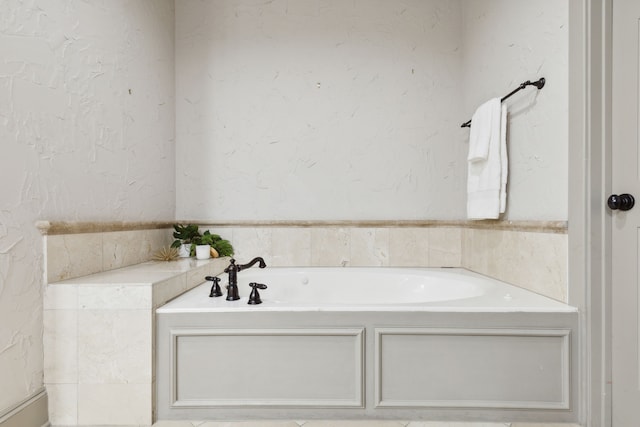 bathroom featuring a bathing tub