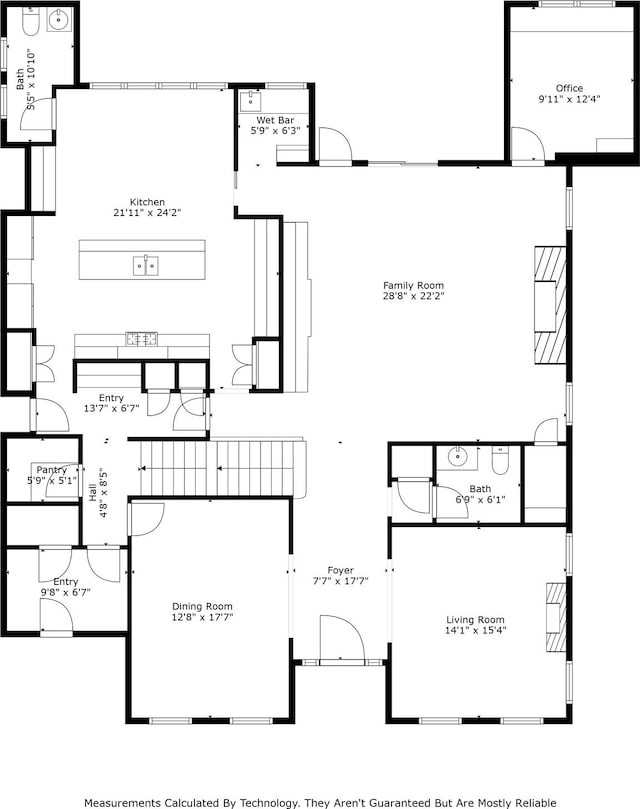3025 Westminster Ave, University Park, TX 75205 - floor plan