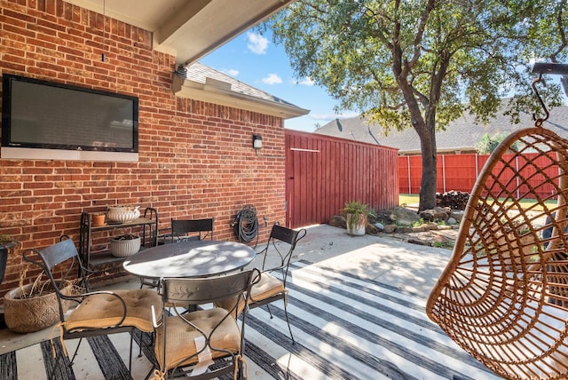 view of patio