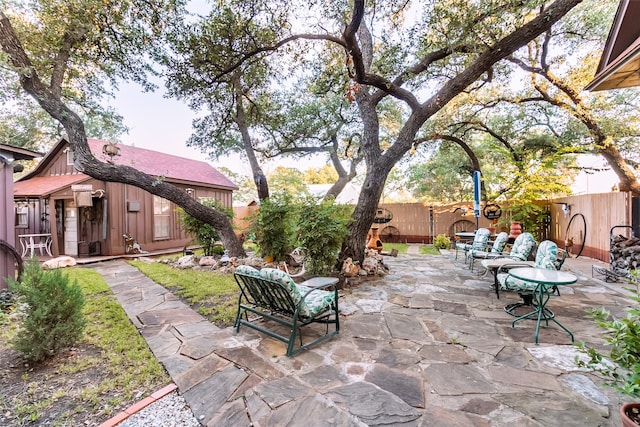 view of patio