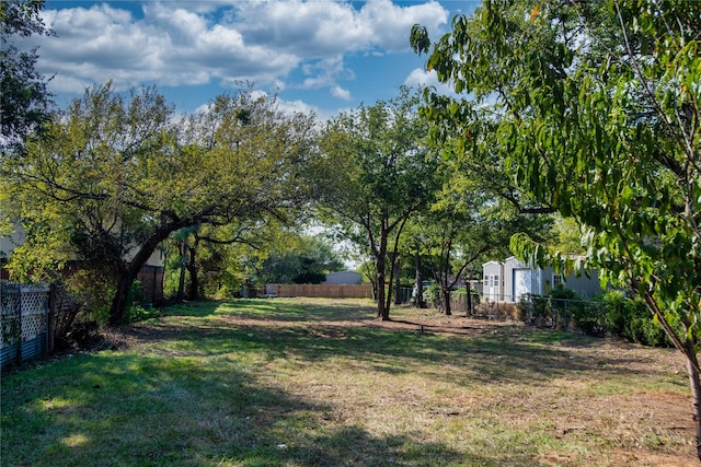 view of yard