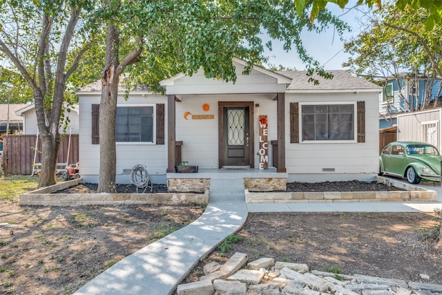 view of front of property