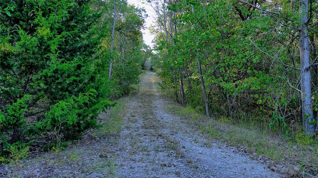 view of road