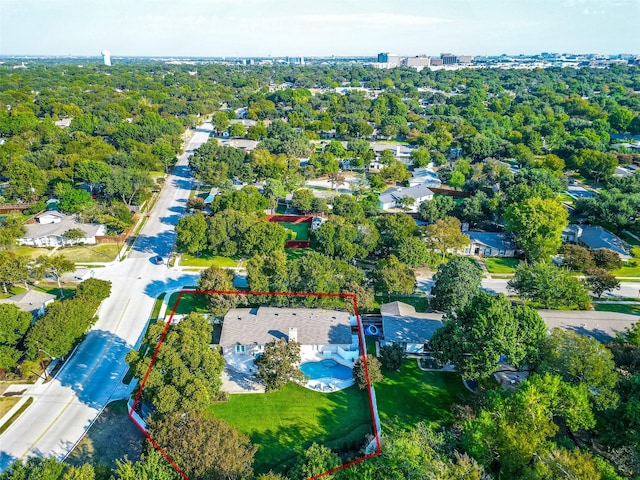 aerial view