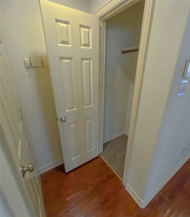 interior space with light hardwood / wood-style flooring