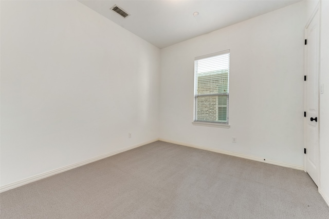 empty room with light carpet