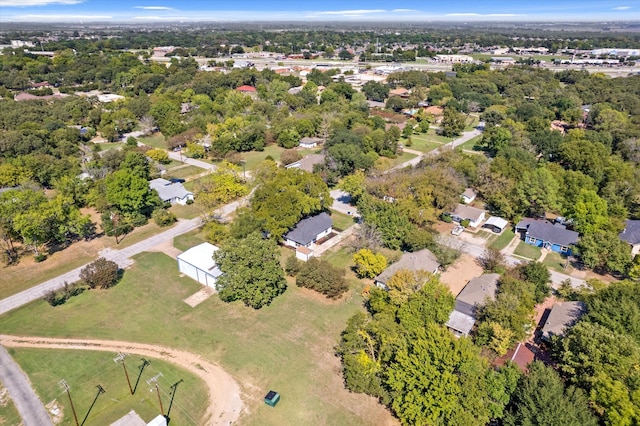 bird's eye view featuring a residential view