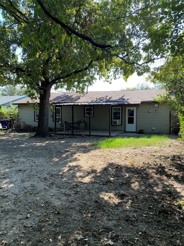 view of back of property