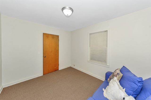 unfurnished bedroom with carpet