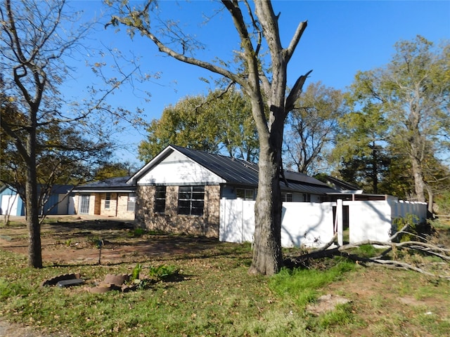 view of side of property