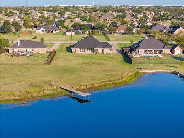 10270 County Road 213, Talty, TX 75126 - aerial perspective of suburban area with a nearby body of water