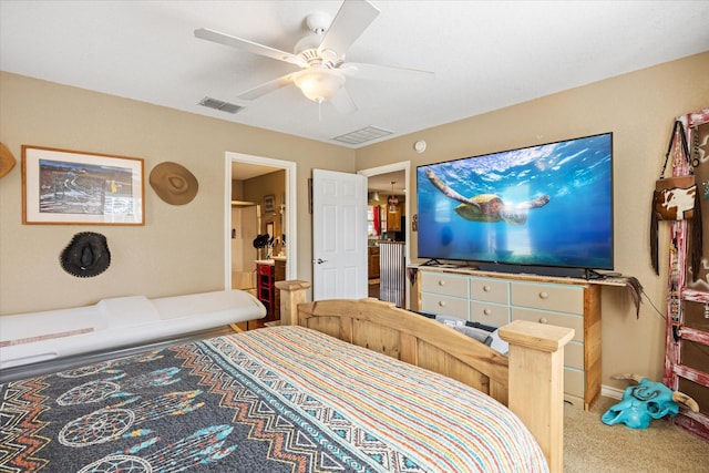 1455 County Road 2008 Unit B, Glen Rose, TX 76043 - carpeted bedroom with ceiling fan and baseboards