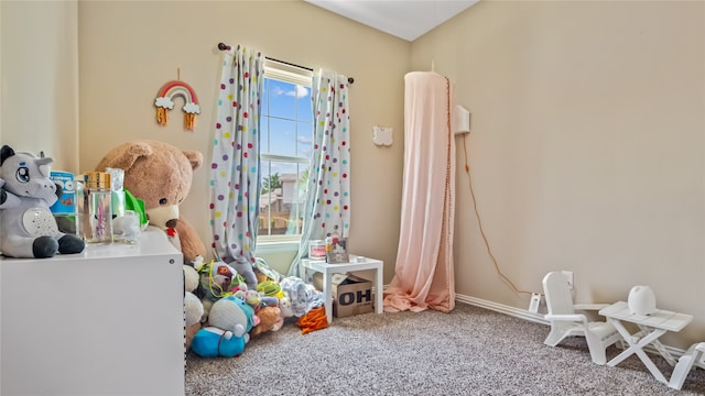 playroom with carpet