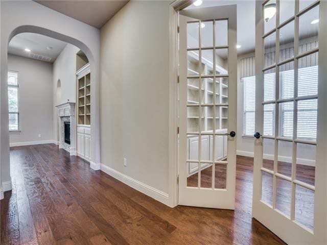 interior space featuring dark hardwood / wood-style flooring