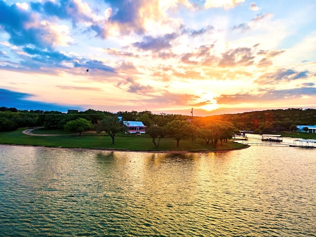 property view of water