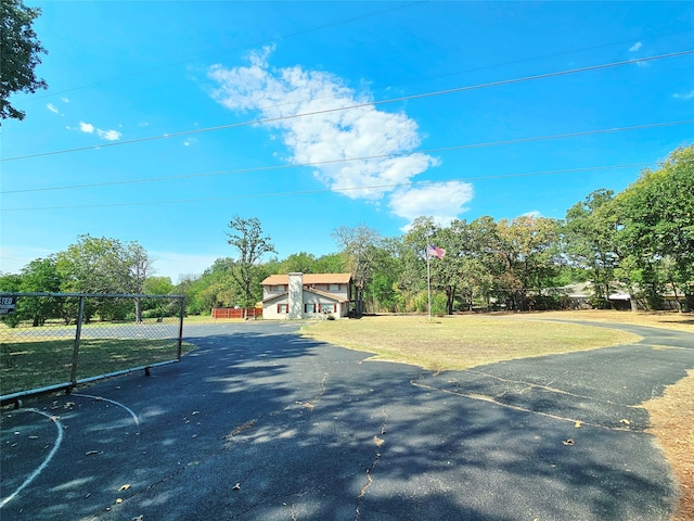 view of street with driveway