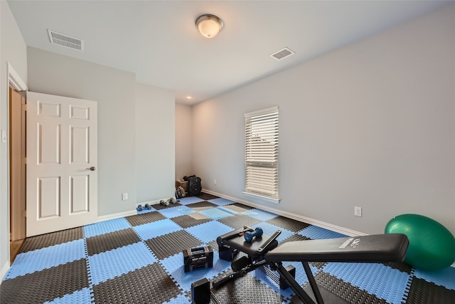 view of workout room