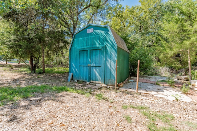 view of outdoor structure