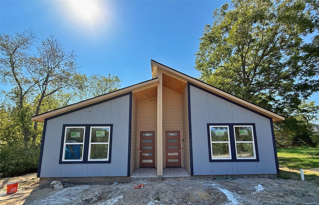 view of back of property