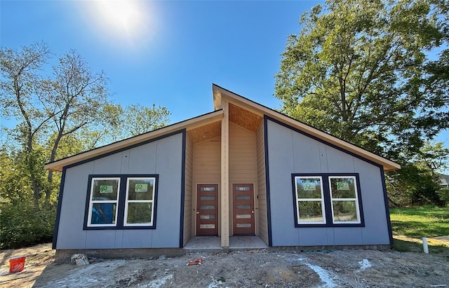 view of back of property