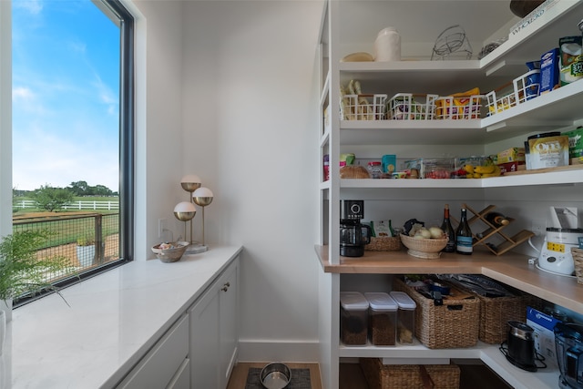 view of pantry