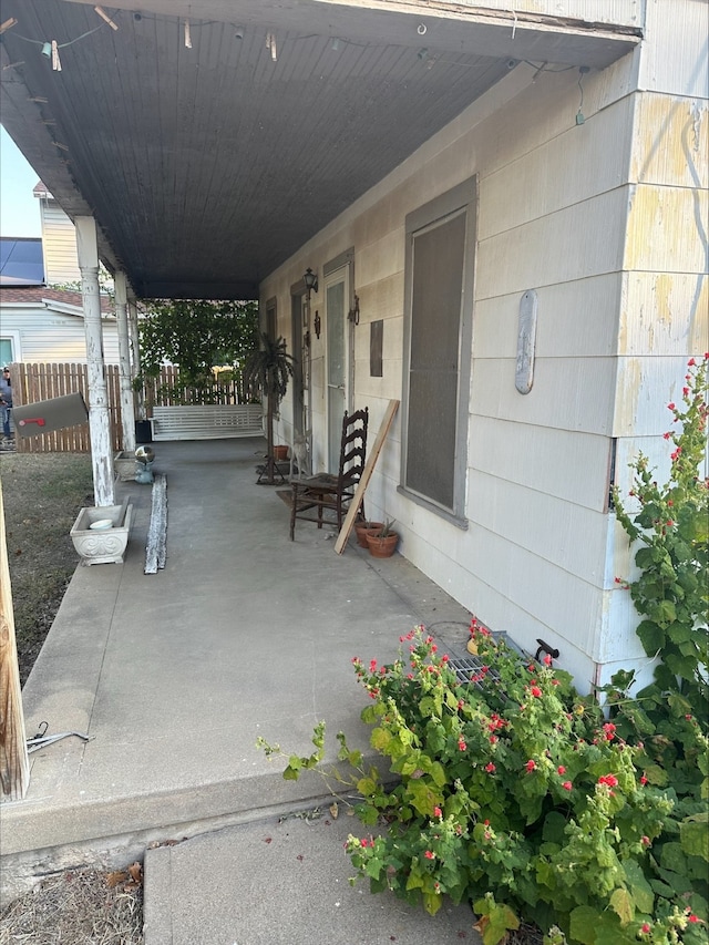 view of patio