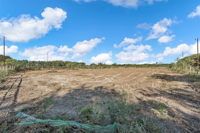 view of landscape with a rural view