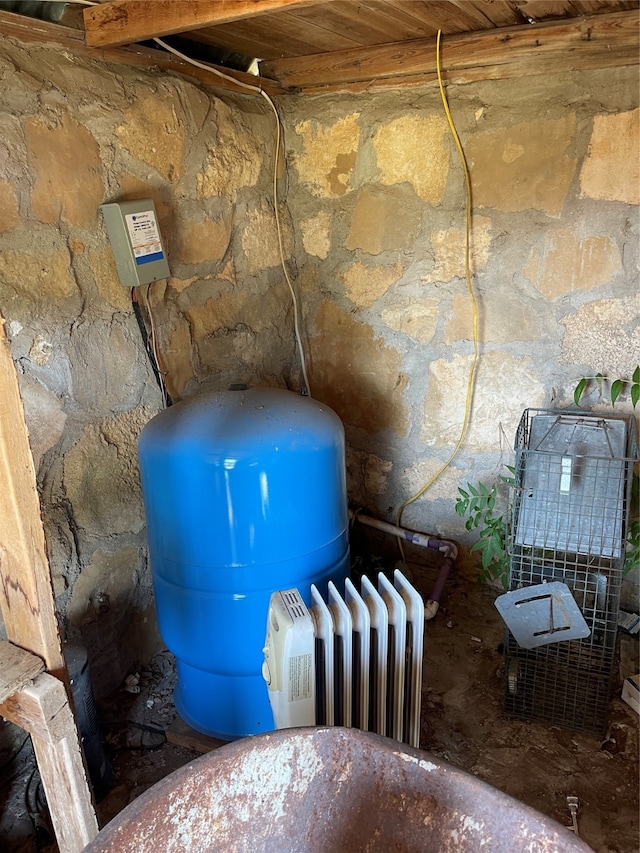 view of utility room