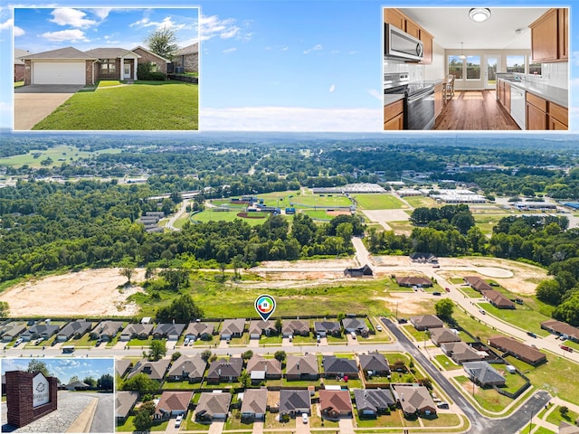 1108 E E Park, Lindale, TX 75771 - aerial perspective of suburban area