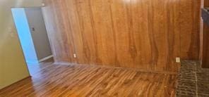 149 NW Suzanne Ter, Burleson, TX 76028 - unfurnished room featuring wood finished floors and baseboards